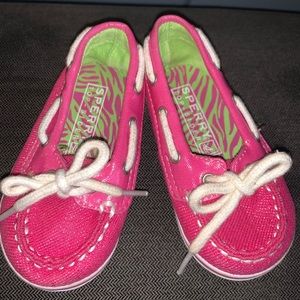 Pink Sparkle Toddler Sperry’s